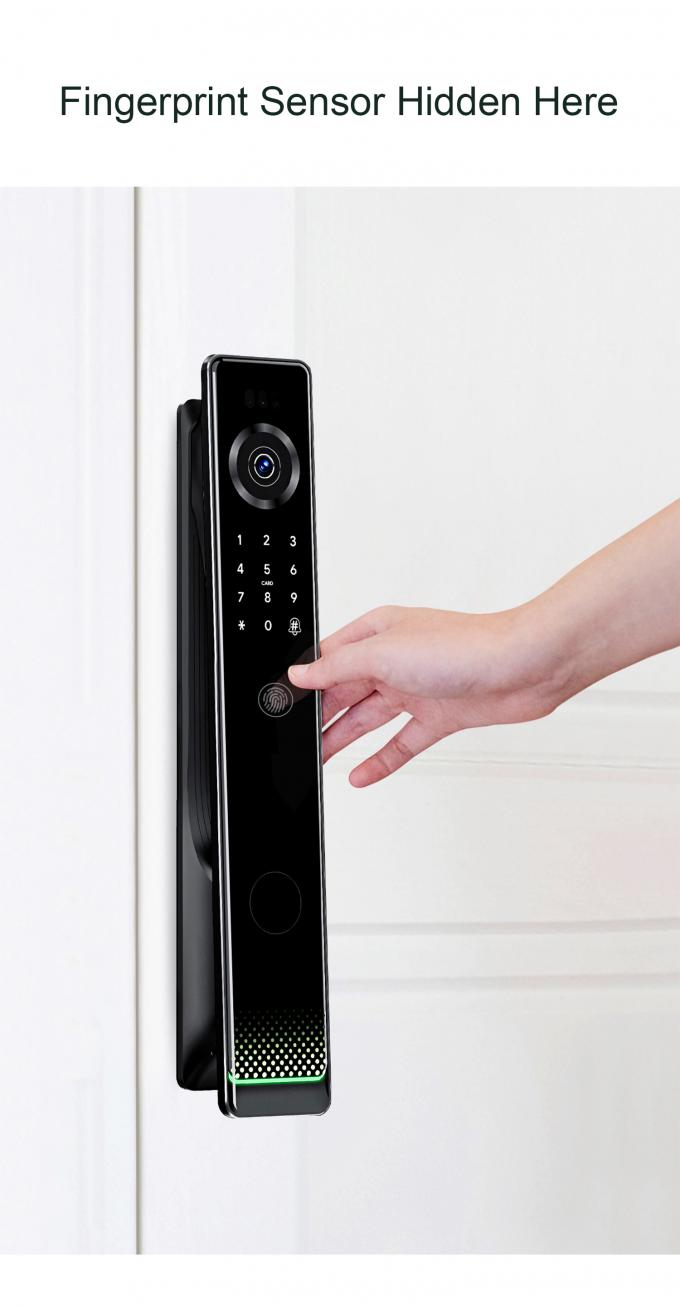 Liliwise Fechadura डिजिटल Tuya Intelligente Cerradura वाईफाई सुरक्षा वायरलेस पासवर्ड कुंजी रहित स्मार्ट कैमरा के साथ दरवाजे के ताले 10