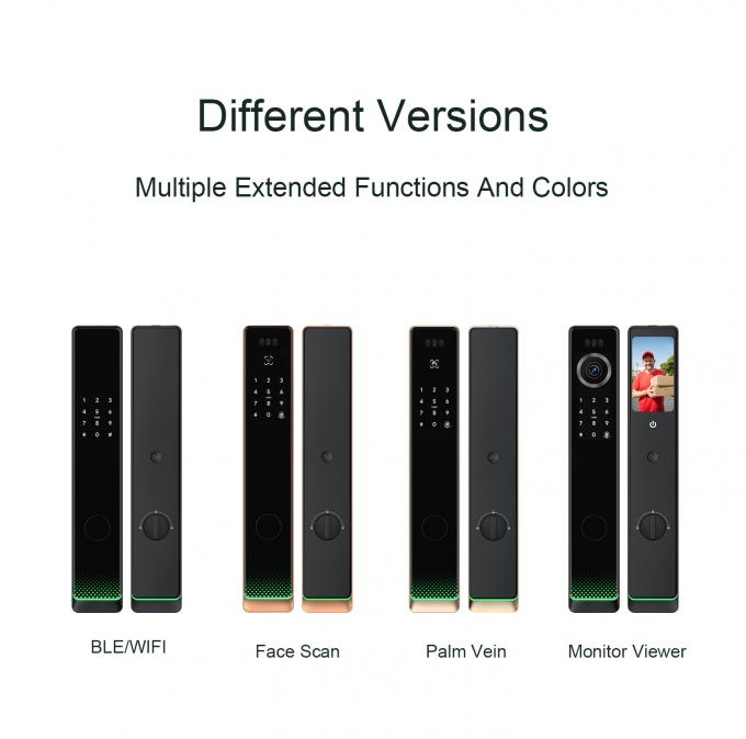 लिलीवाइज द्विआधारी पासवर्ड लॉक Tuyawifi Huellas Dactilares इलेक्ट्रिक डिजिटल Cerradura Electronica इंटेलिजेंट स्मार्ट डोर लॉक 6