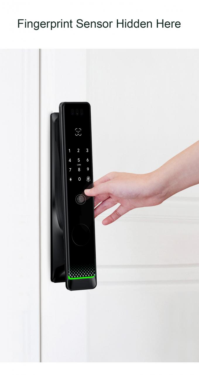 लिलीवाइज सुरक्षा Tuya वाईफाई Cerradura इंटेलिजेंट इलेक्ट्रॉनिक स्मार्ट लॉक फिंगरप्रिंट कुंजी रहित Ttlock डिजिटल दरवाजा स्मार्ट लॉक 12