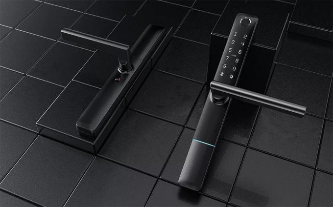 लिलीवाइज वाटरप्रूफ तुया एपीपी वाईफाई बीएलई फिंगरप्रिंट स्मार्ट लॉक स्लिम डोर लॉक के लिए संकीर्ण प्रोफाइल एल्यूमीनियम दरवाजे लकड़ी के दरवाजे 1